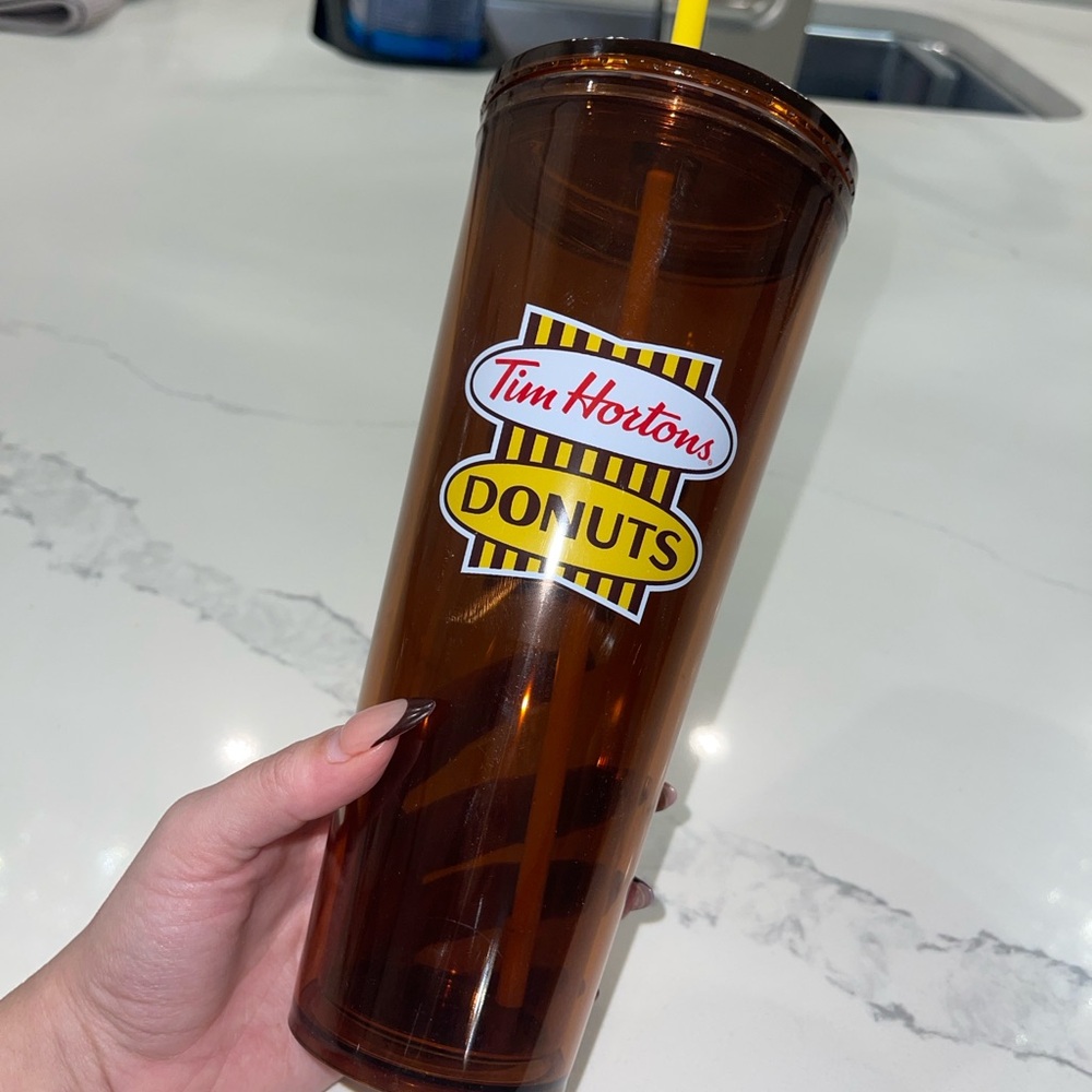 Tim Hortons Brown Tumbler